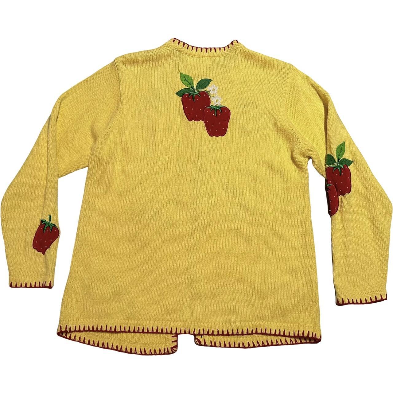 Strawberry Knit Cardigan
