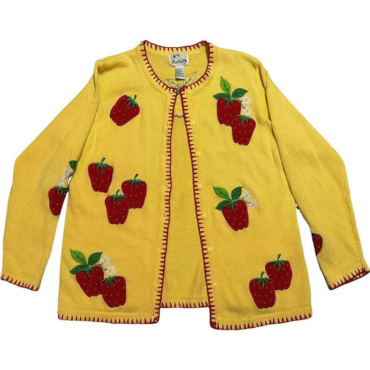 Strawberry Knit Cardigan