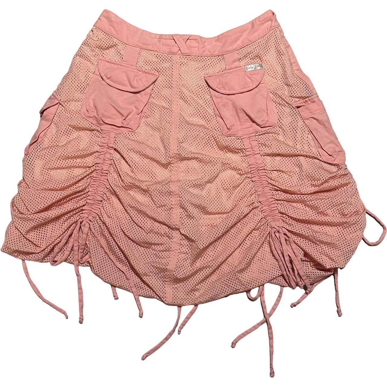 Baby Phat Mesh And Bow detail skirt