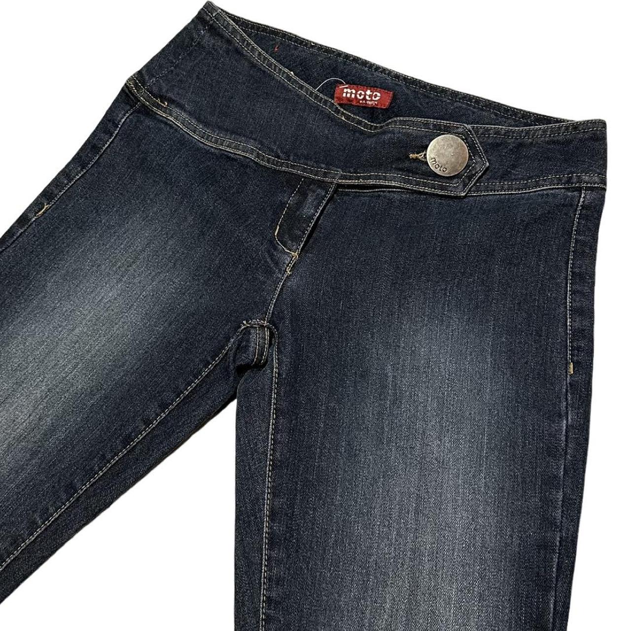 Asymmetrical Low Rise Jeans