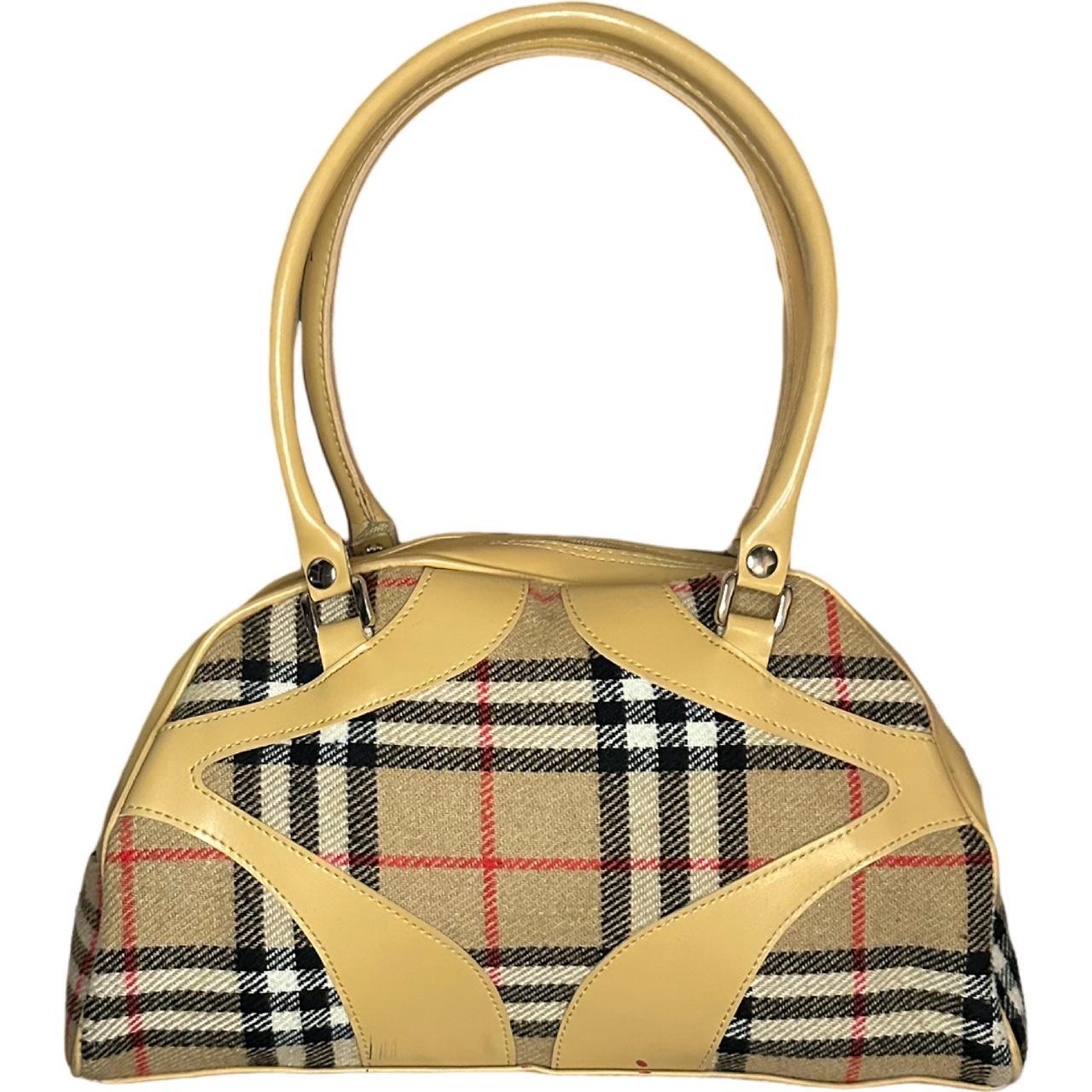 Burberry Inspired Y2K Bowling Bag