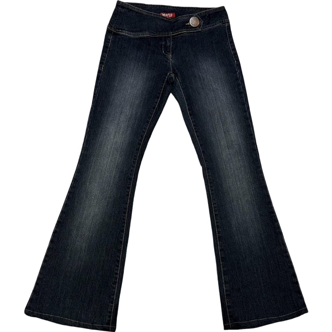 Asymmetrical Low Rise Jeans