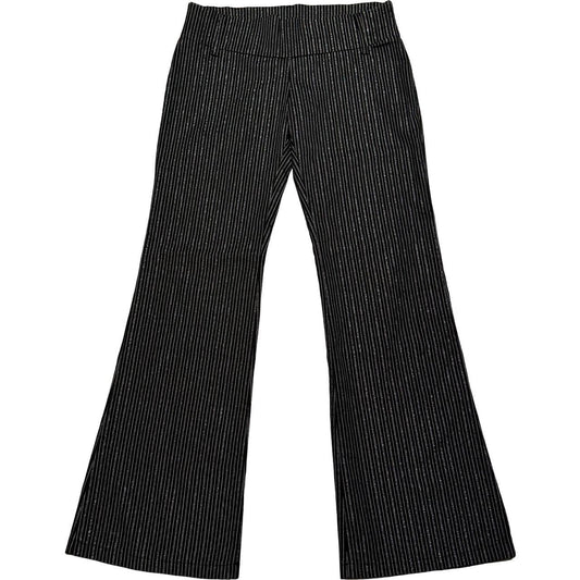 Sparkle Pinstripe Low Rise Flared trousers