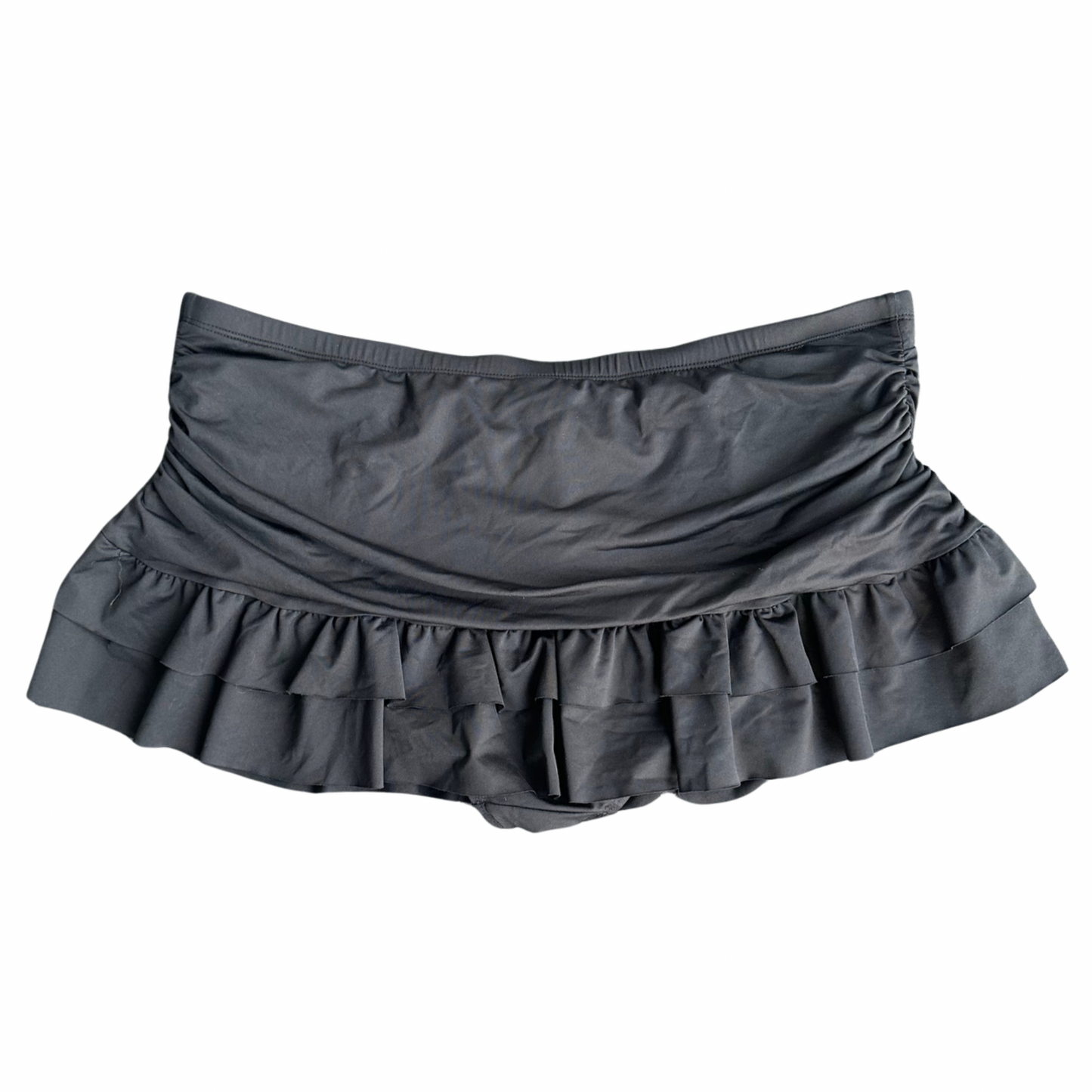 Ruffle micro mini skort