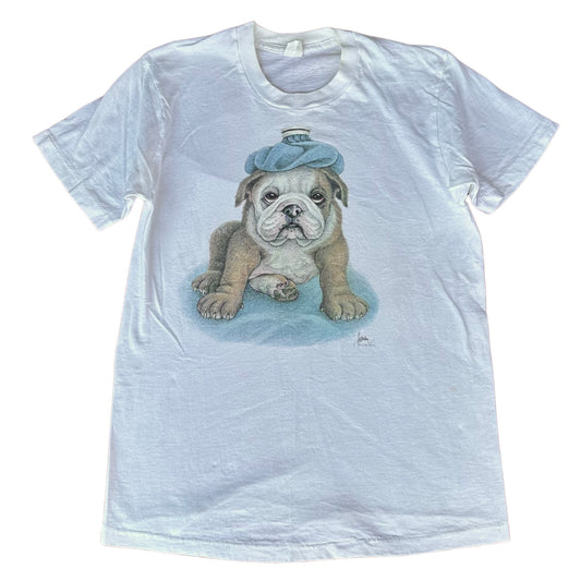 Baby bulldog baby tee