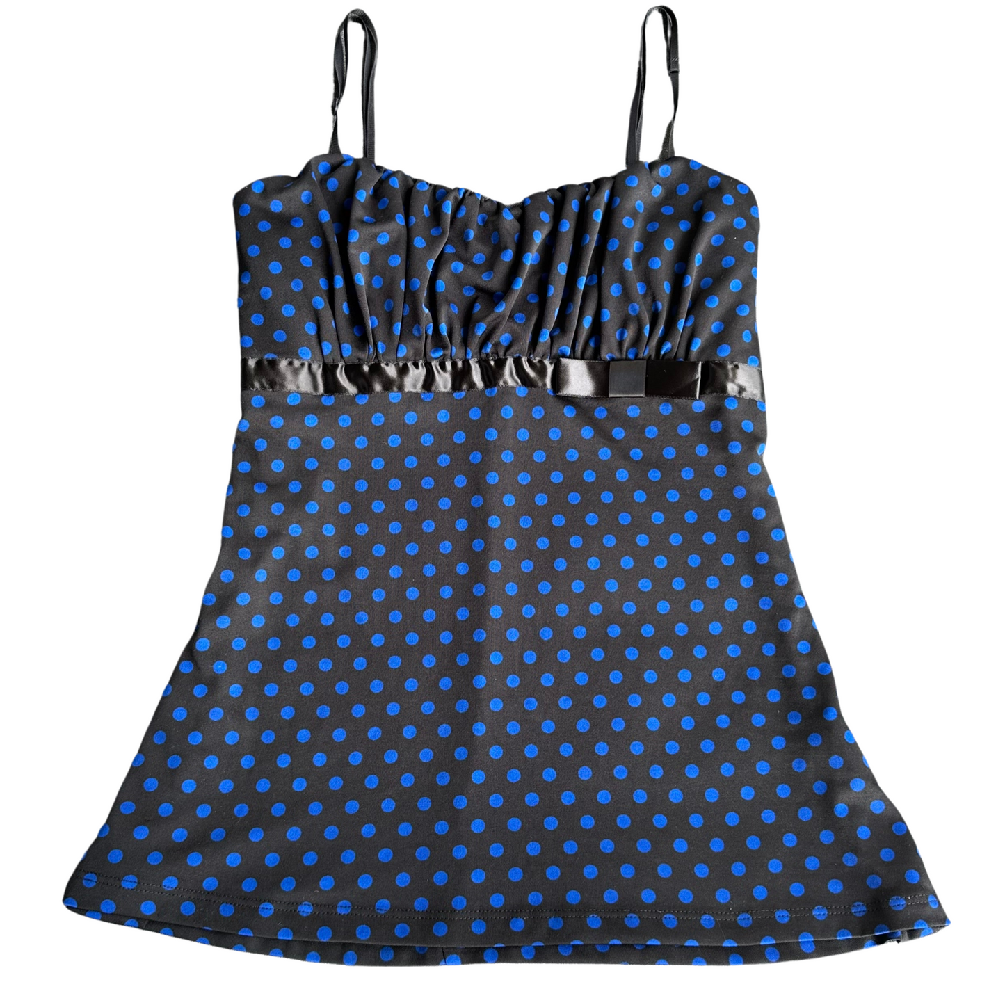 Polkadot babydoll tank