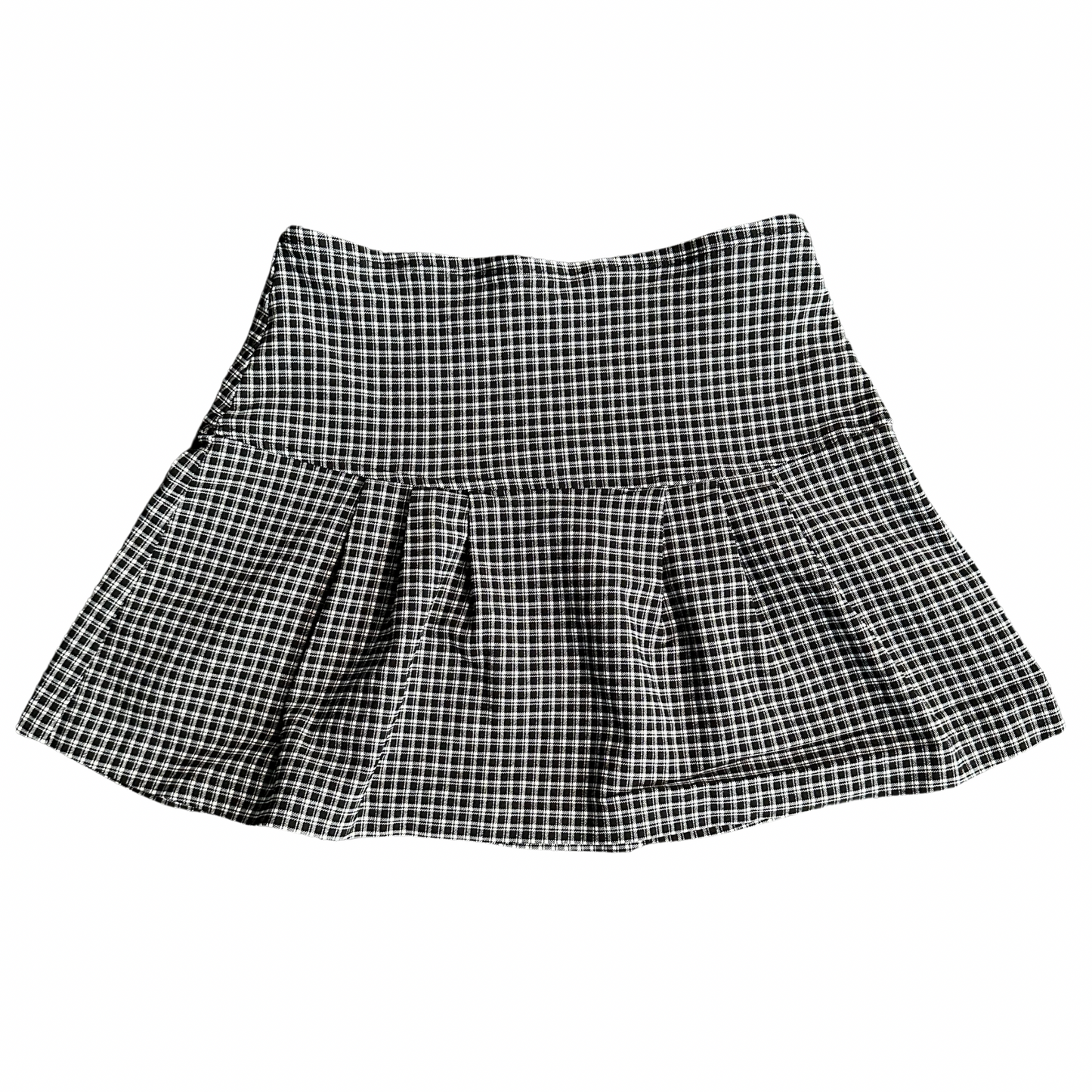 Black and white mirco mini skirt