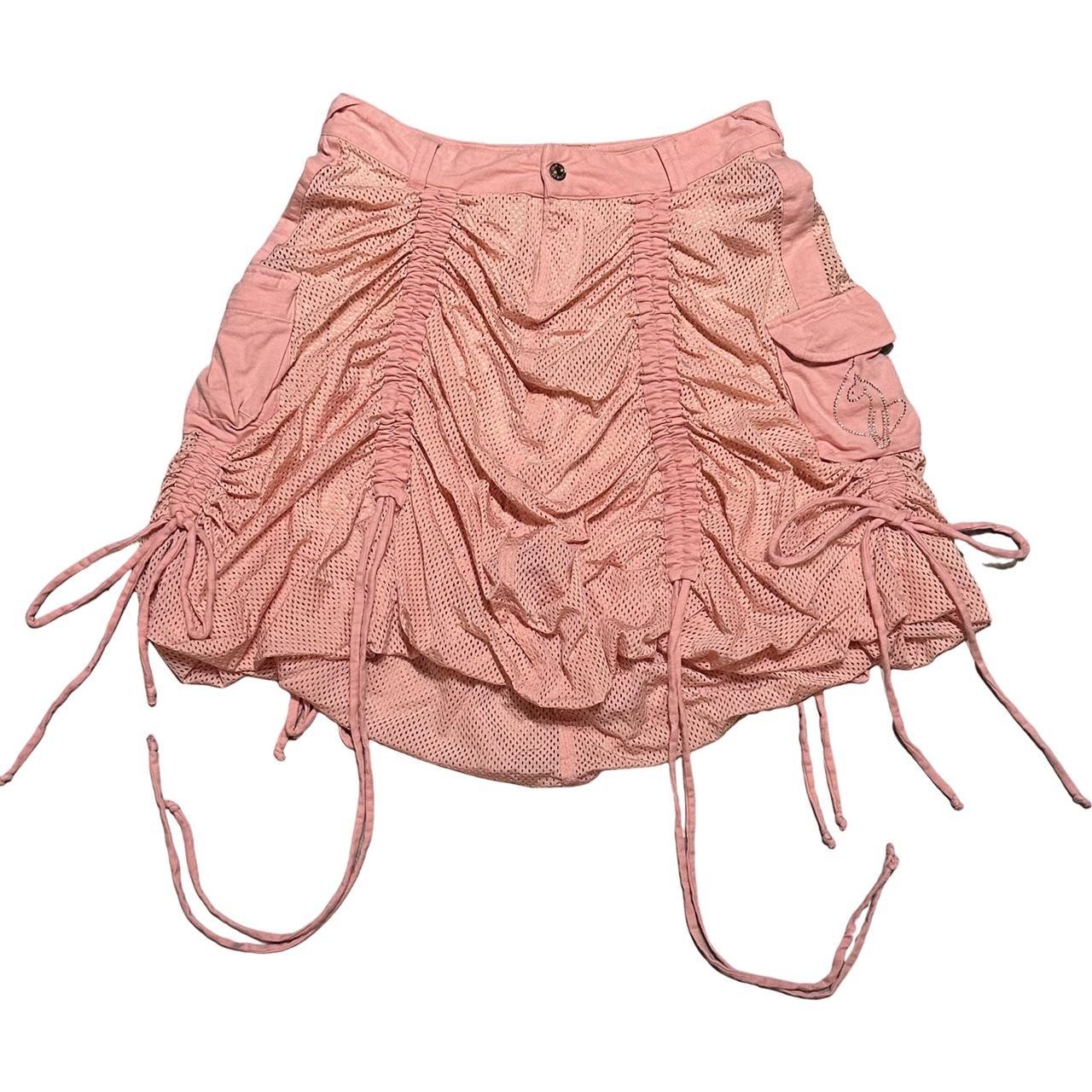 Baby Phat Mesh And Bow detail skirt